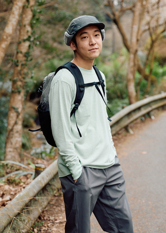 model:173cm 着用サイズ:L