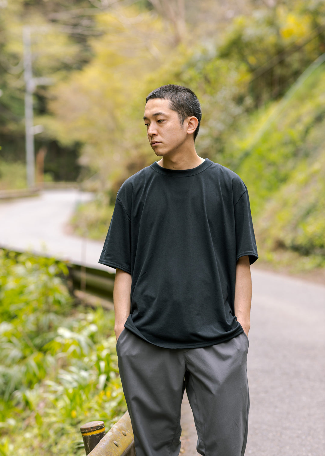 Black / ｍodel:173cm 着用サイズ:F *お届けする商品は裾にブランドタグが付きます