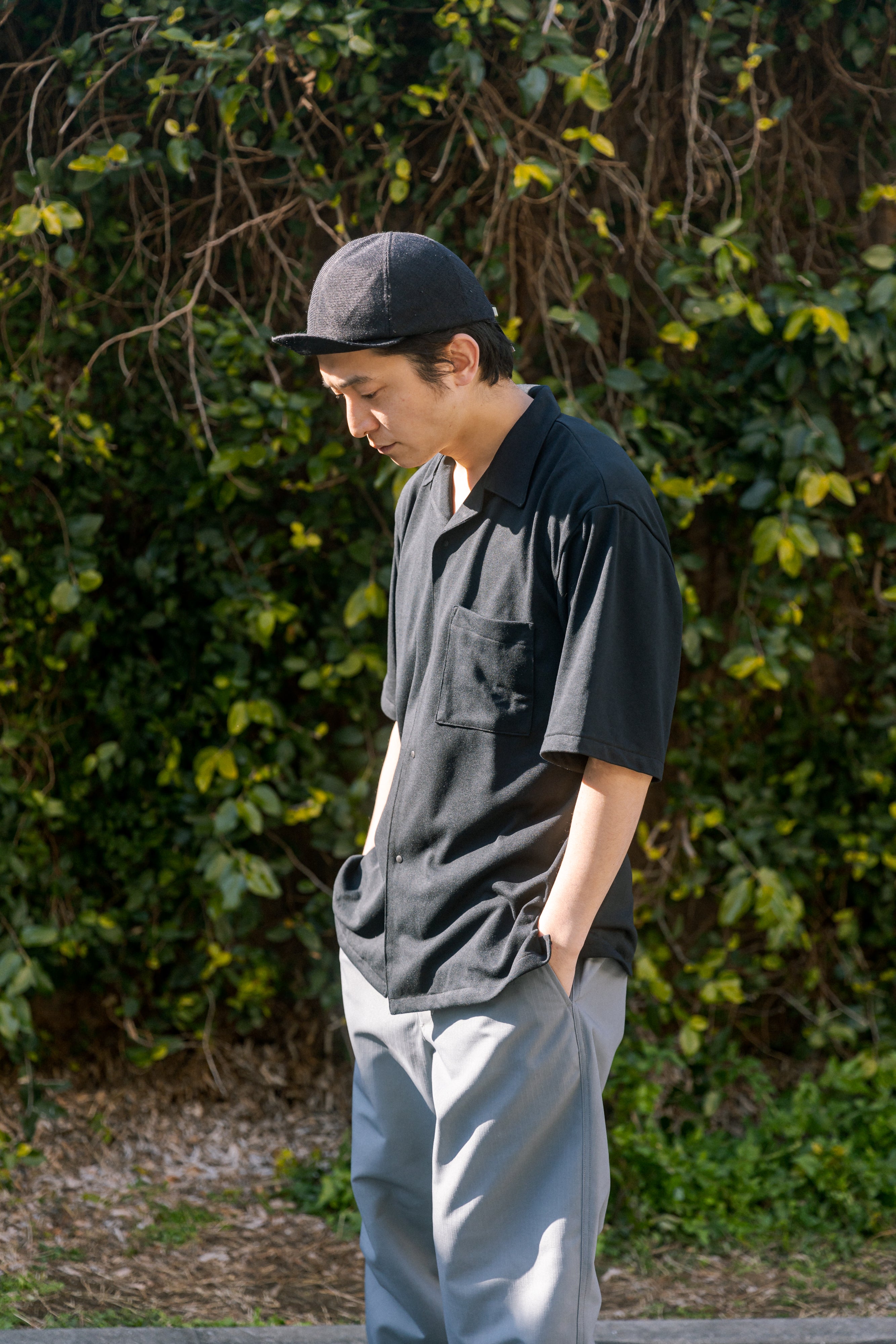 DRYCOTTONY ハーフスリーブオープンカラーシャツ | BRING（ブリング