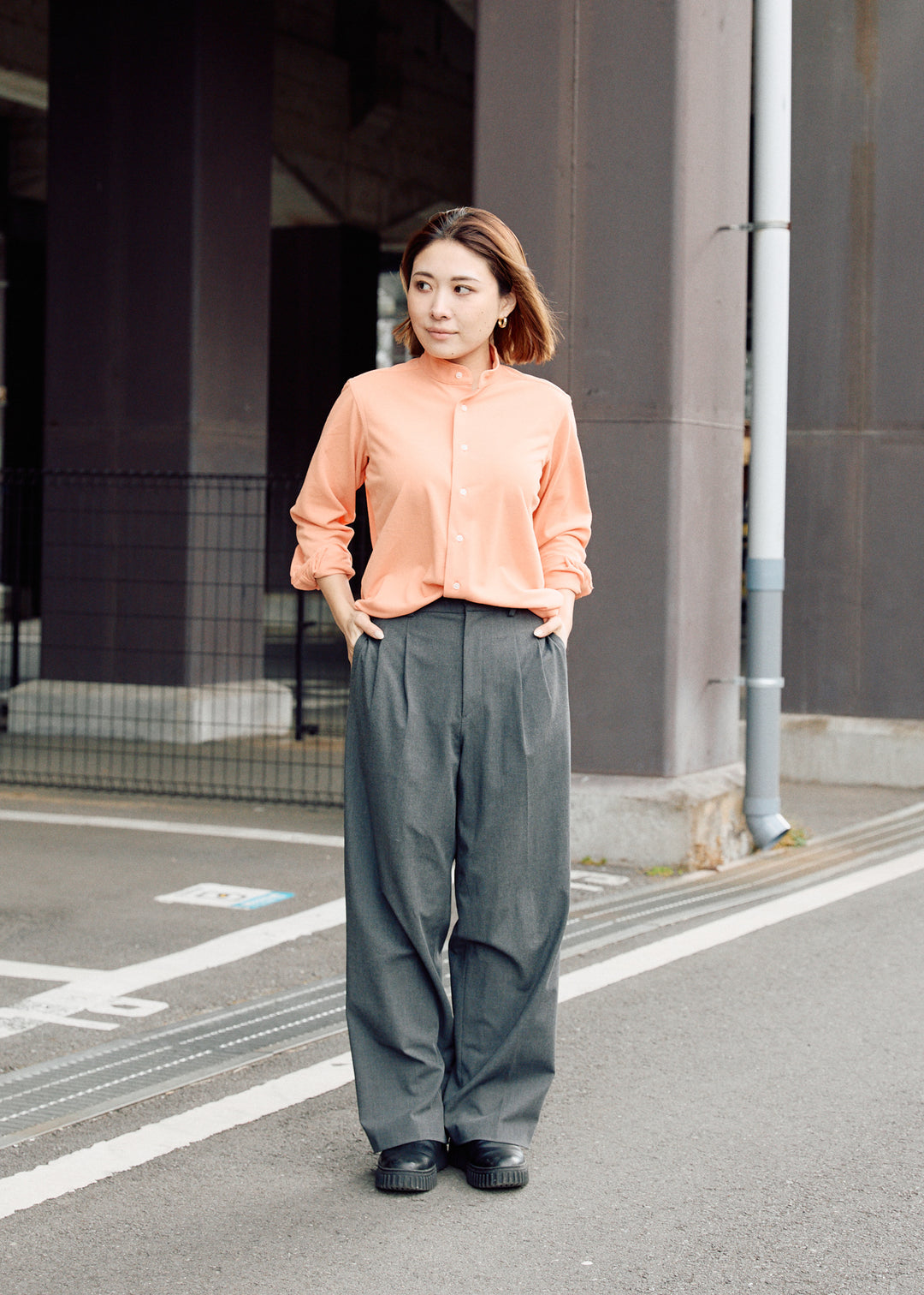 model:157cm 着用サイズ:XXS