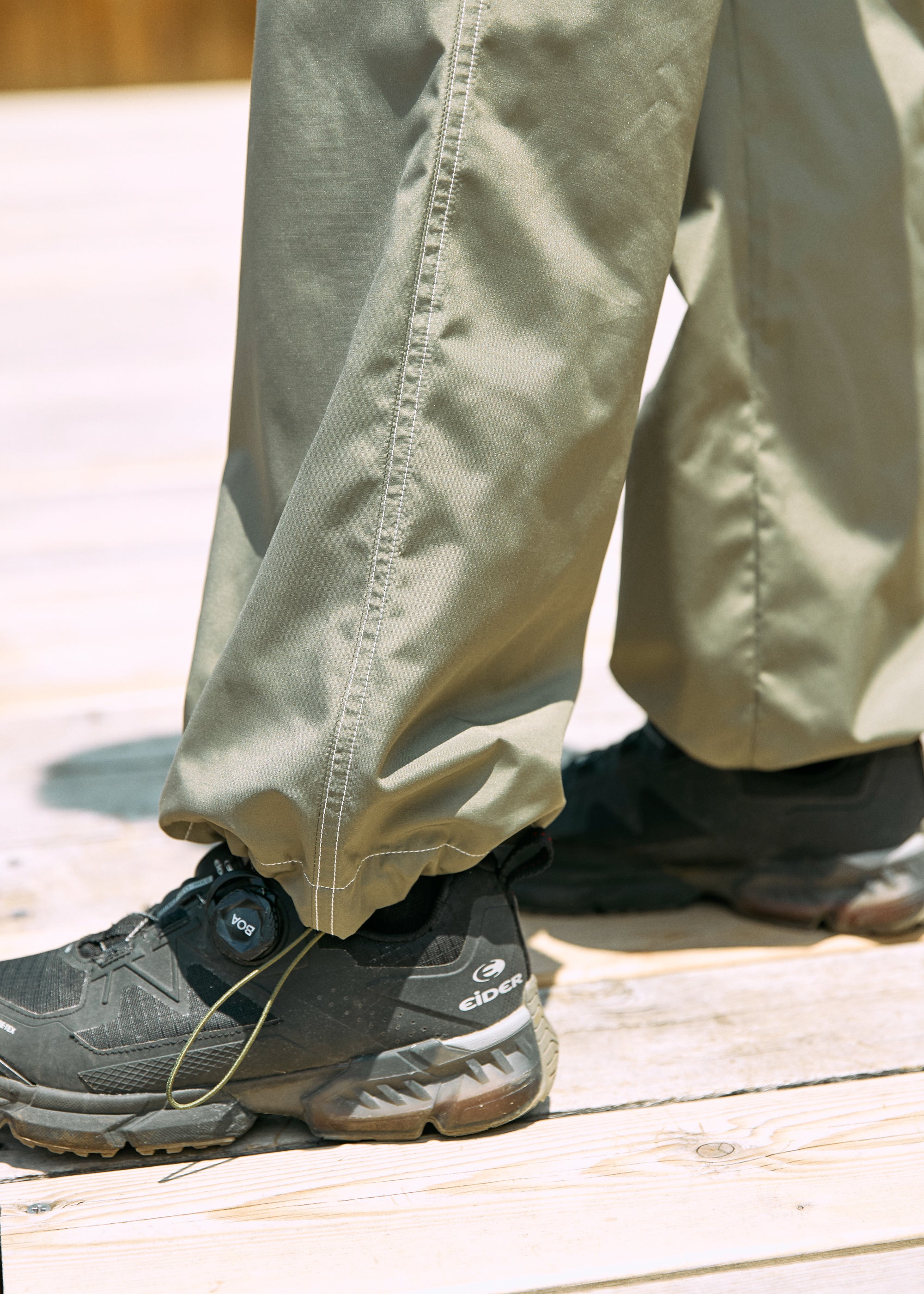 DRYCOTTONY レディース2タックパラシュートパンツ | BRING（ブリング