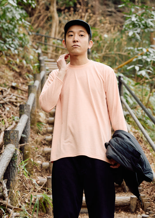 model:173cm 着用サイズ:L