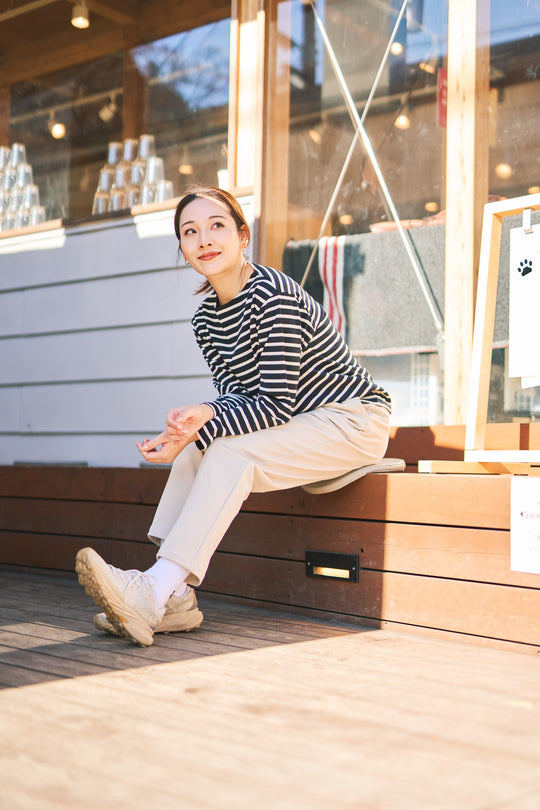 model:168cm 着用サイズ:XS