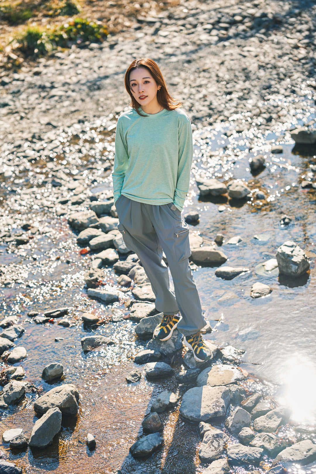 model:168cm 着用サイズ:S