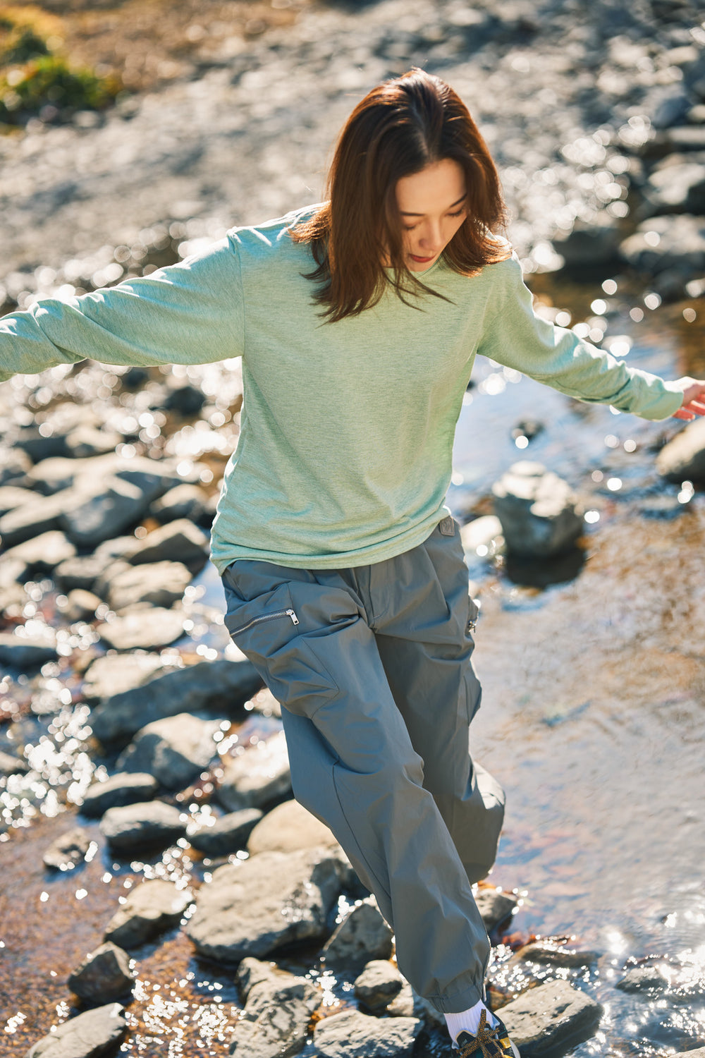 model:168cm 着用サイズ:S