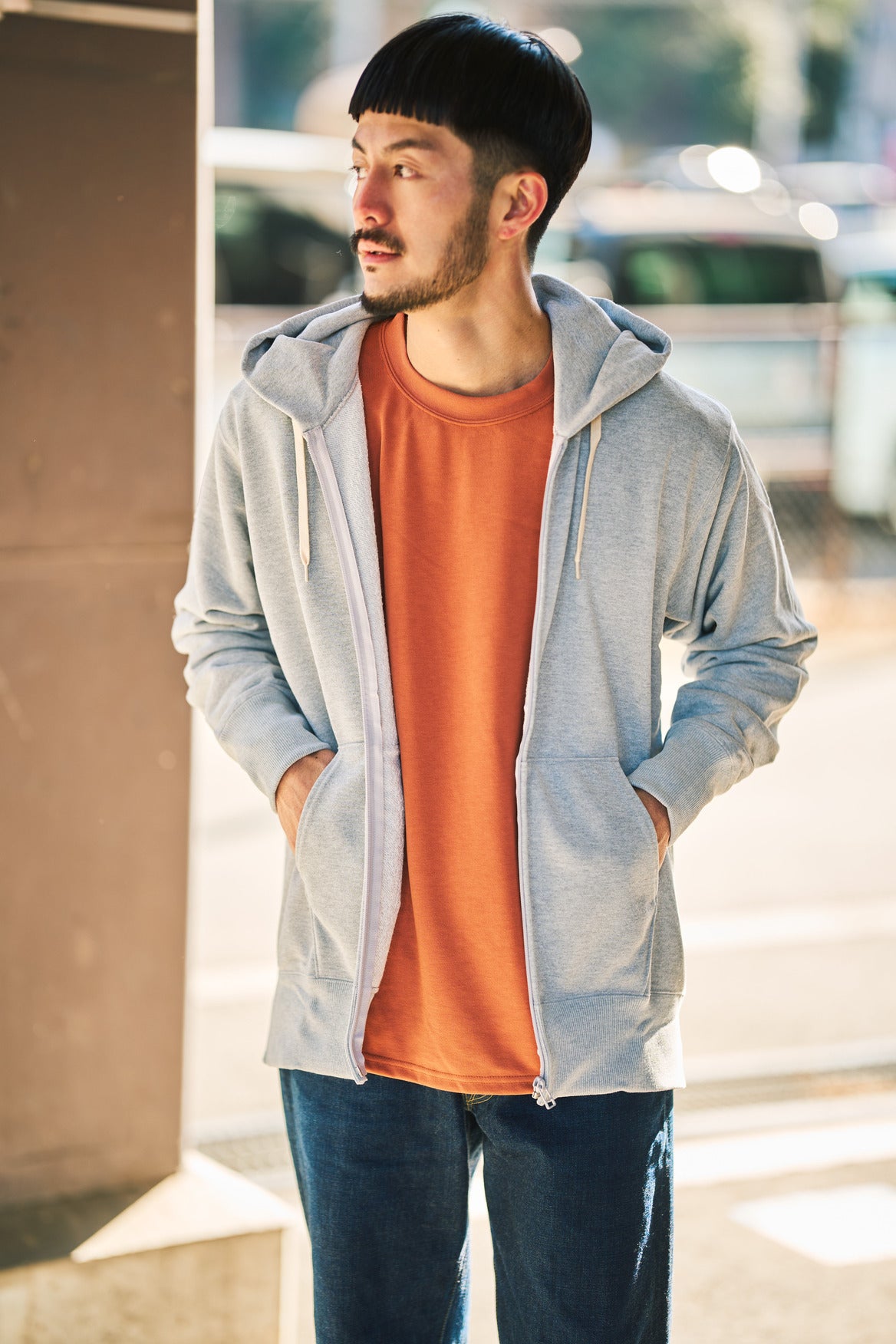 DRYCOTTONY SWEAT FULL ZIP HOODIE （ドライコットニースウェット