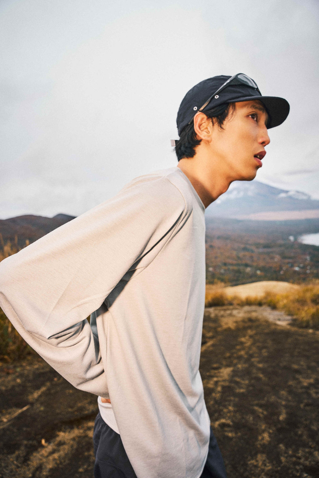 model:181cm 着用サイズ:L