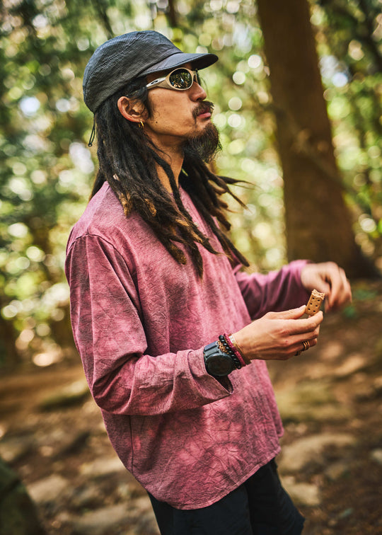 Moss Wine / model:183cm 着用サイズ:XL