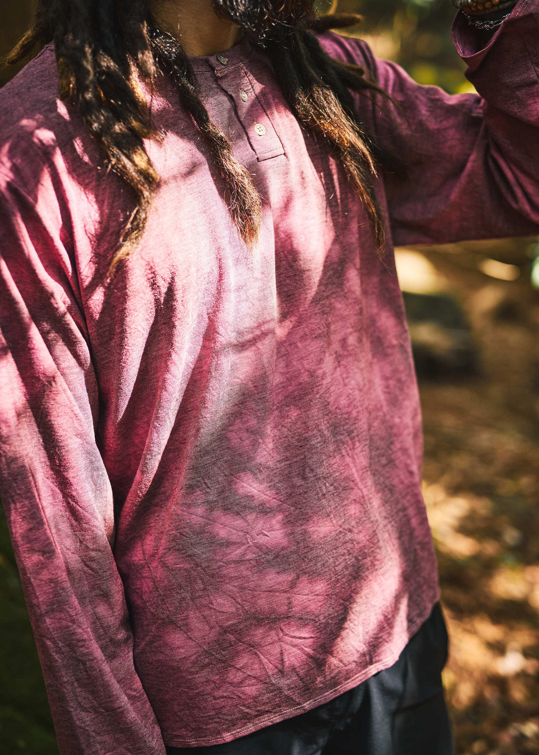 Moss Wine / model:183cm 着用サイズ:XL