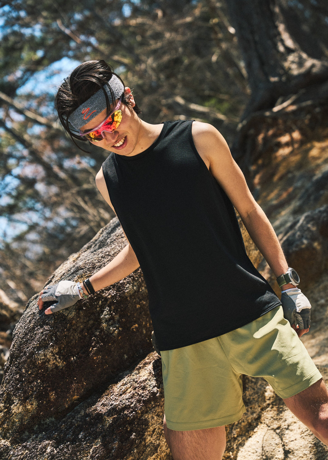 Black model:173cm 着用サイズ:M