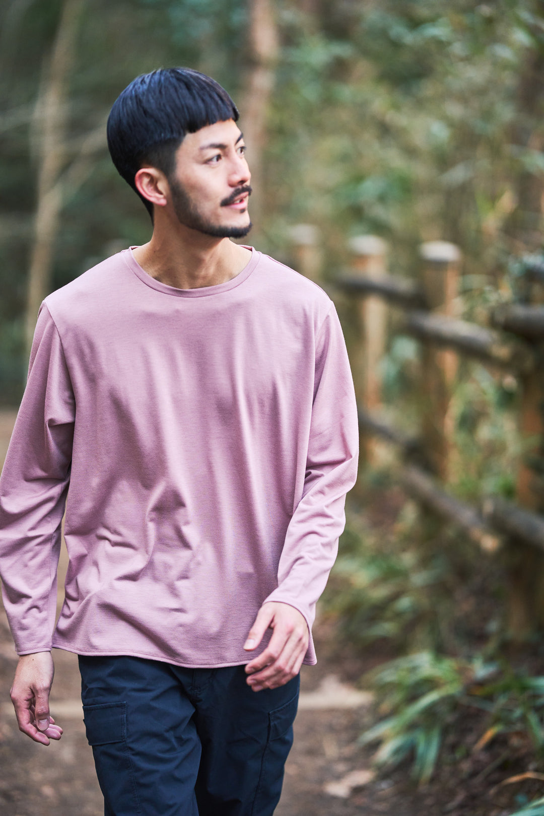 model:178cm 着用サイズ:L