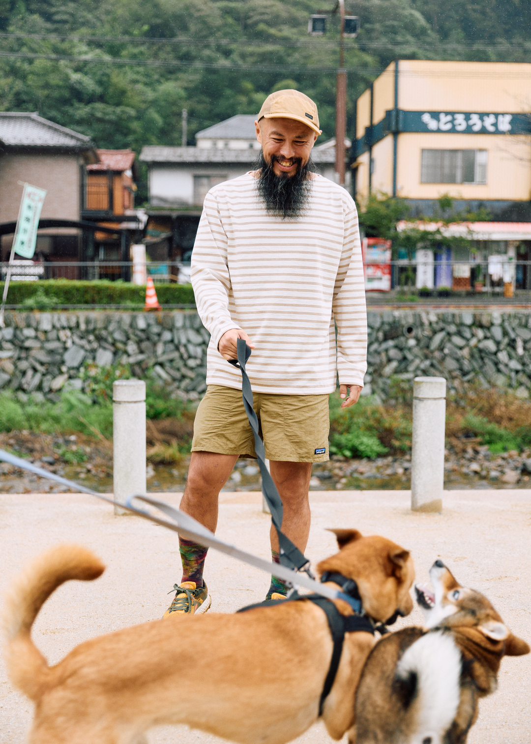 BRING DRYCOTTONY バスクシャツ Ecru×Pink XS-S BRING DRYCOTTONY バスクシャツ Ecru×Pink XS-S BRING