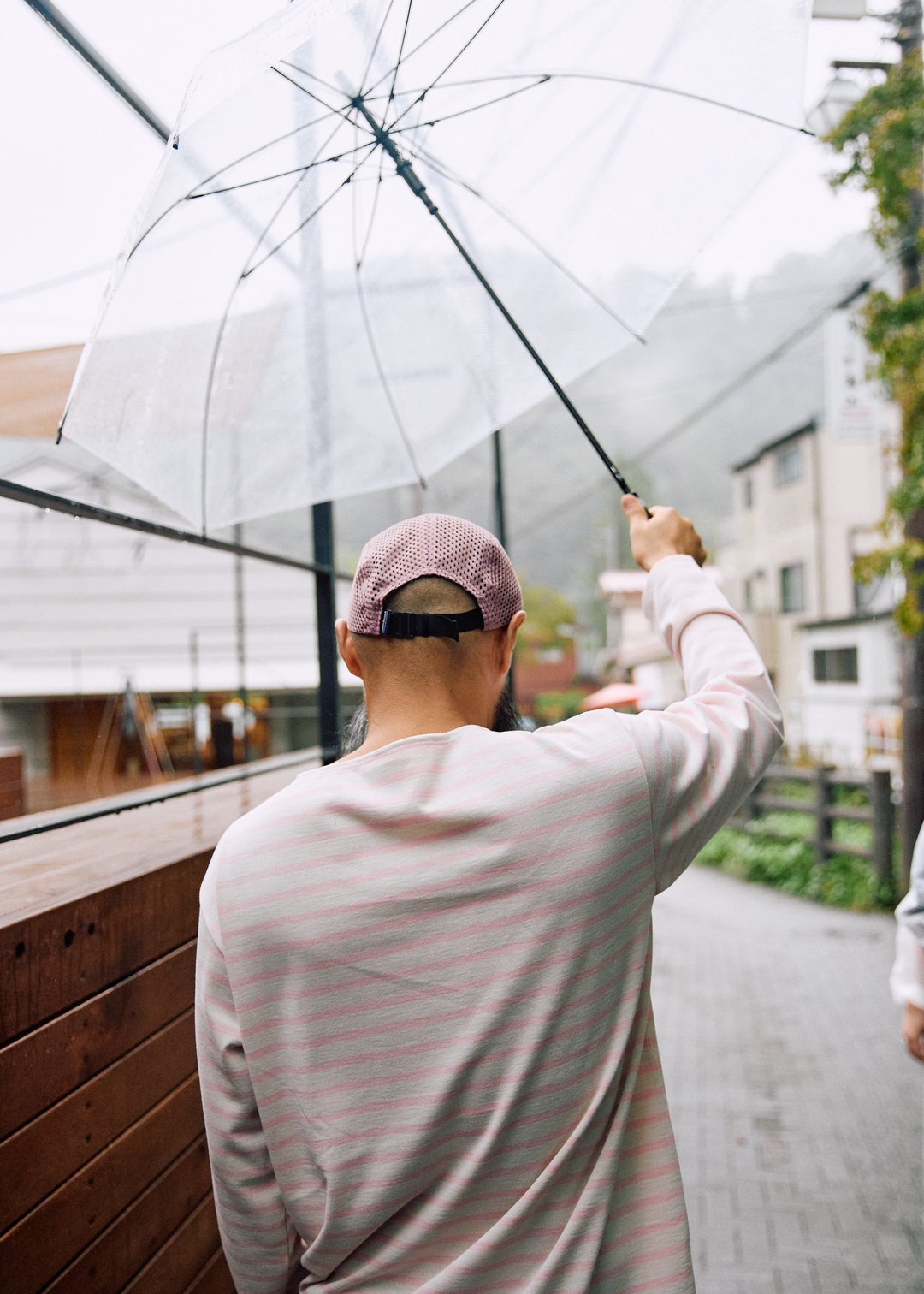 Ecru×Pink / model:171cm 着用サイズ:M-L