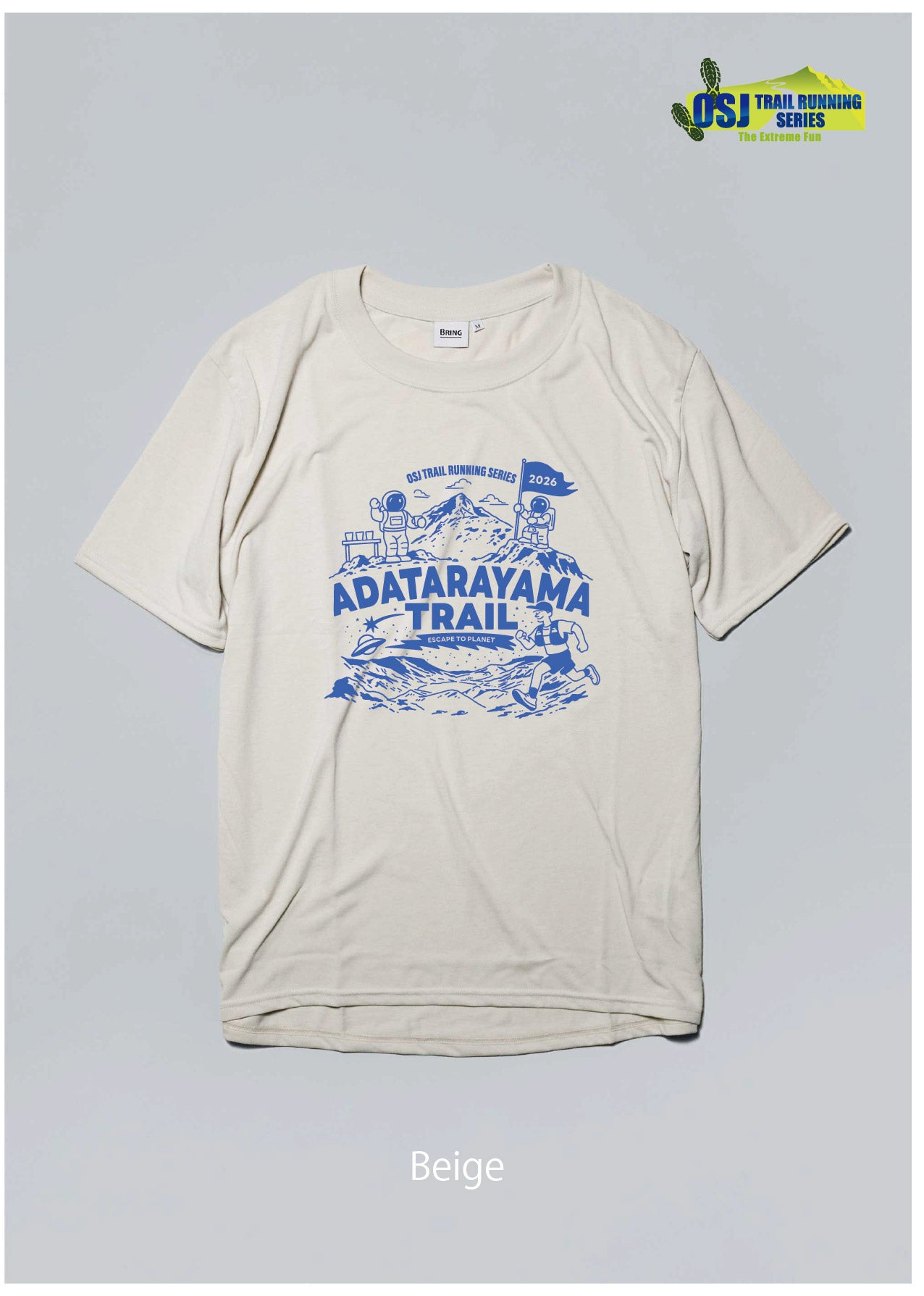 OSJ ADATARAYAMA × BRING】DRYCOTTONY ベーシックTシャツ（ドライ