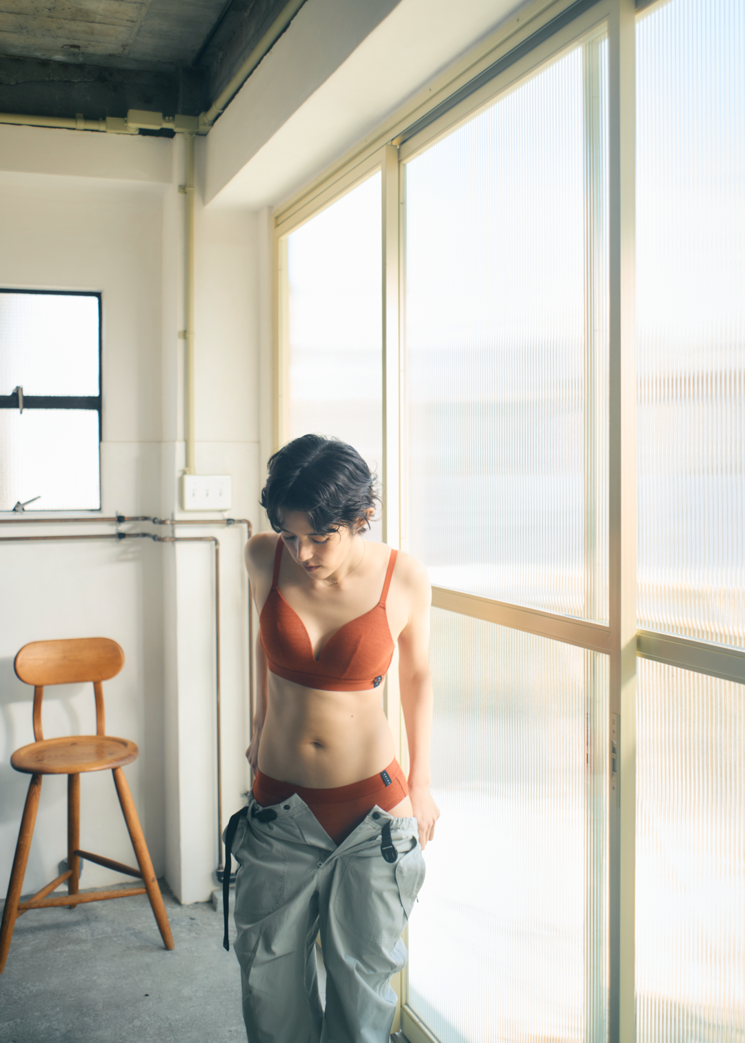 model:Bust 80cm 着用サイズ:CD/65-70