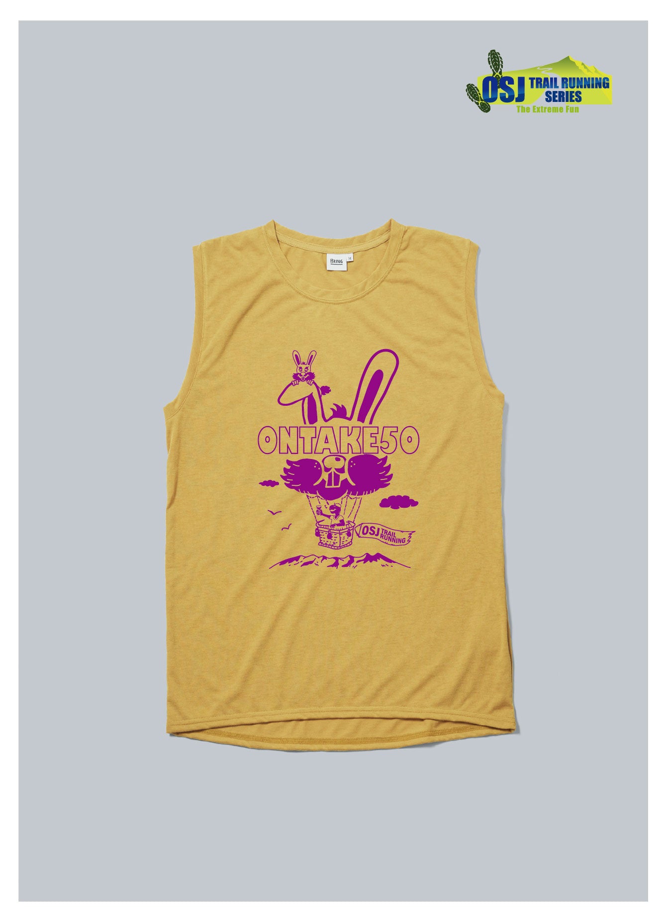 OSJ ONTAKE 50 × BRING】DRYCOTTONY スリーブレスTシャツ（ドライ