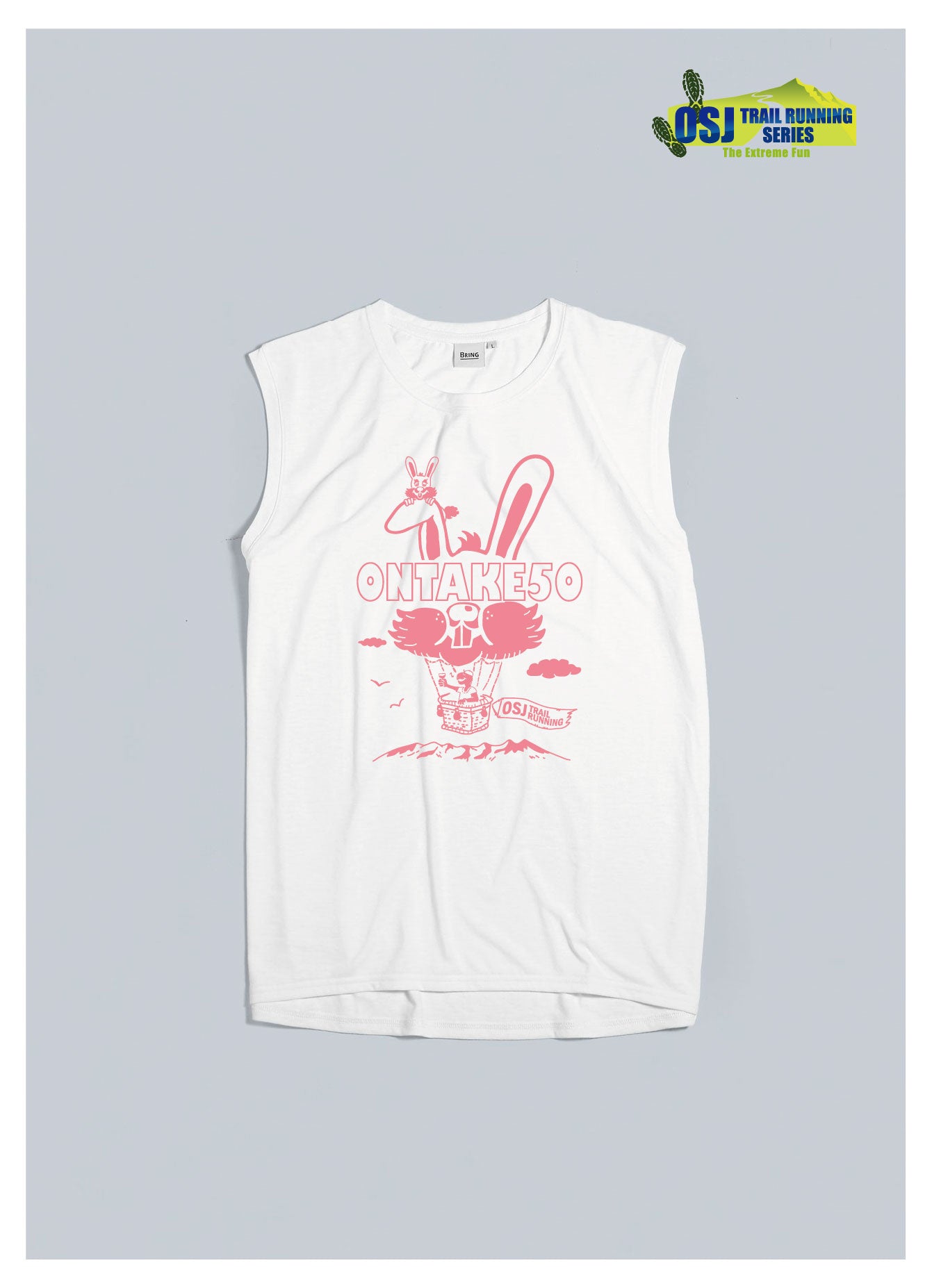 OSJ ONTAKE 50 × BRING】DRYCOTTONY スリーブレスTシャツ（ドライ