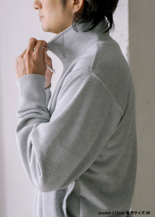 DRYCOTTONY スウェットハーフジッププルオーバー