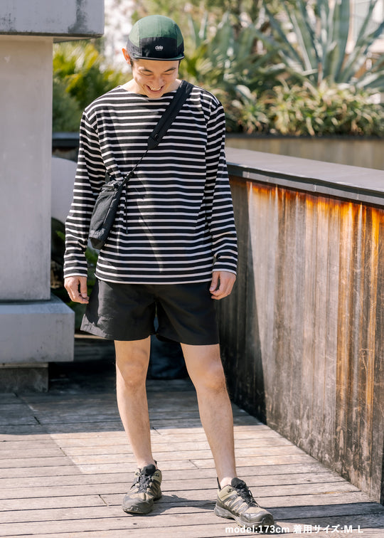 Black×Ecru / model:173cm 着用サイズ:M-L