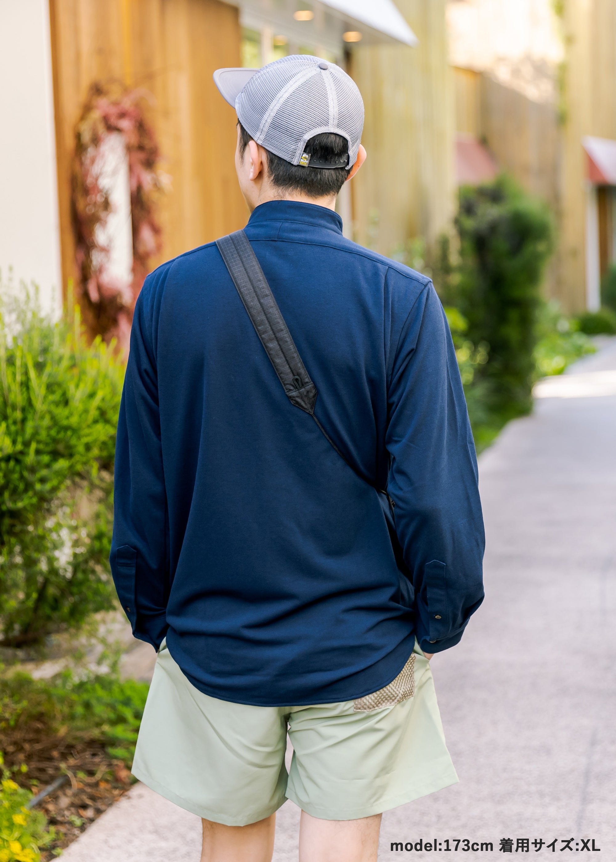 DRYCOTTONY STAND COLLAR SHIRT （ドライコットニースタンドカラー