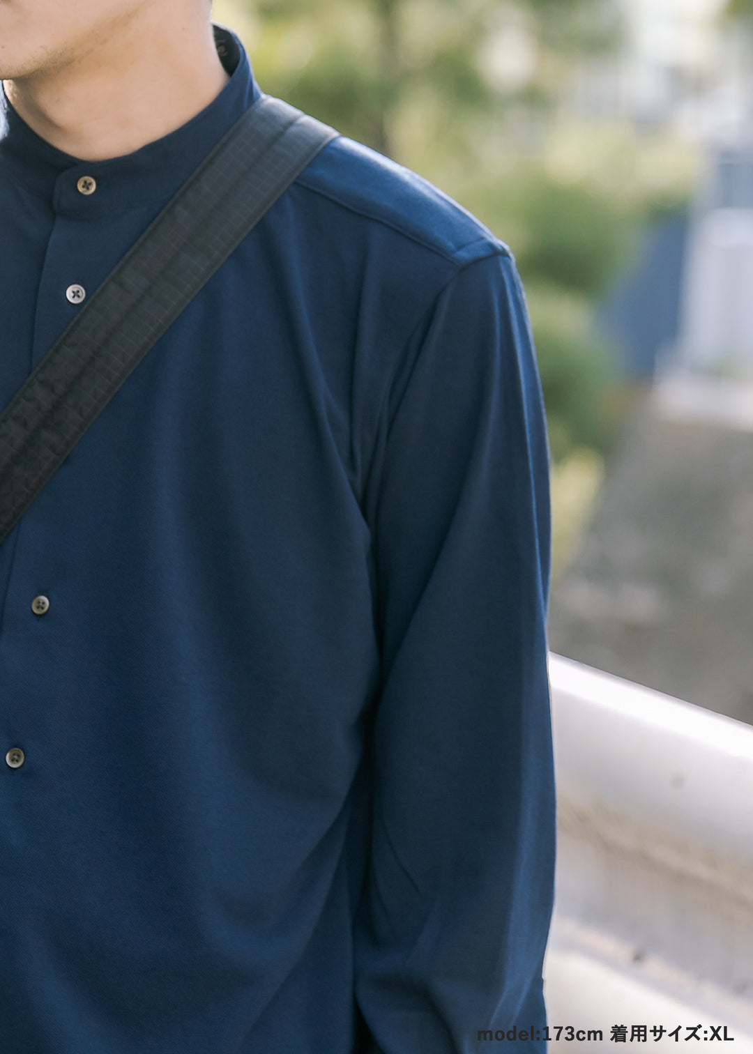 DRYCOTTONY STAND COLLAR SHIRT （ドライコットニースタンドカラー