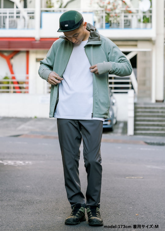 WUNDERWEAR スウェットラグランスリーブフーディー