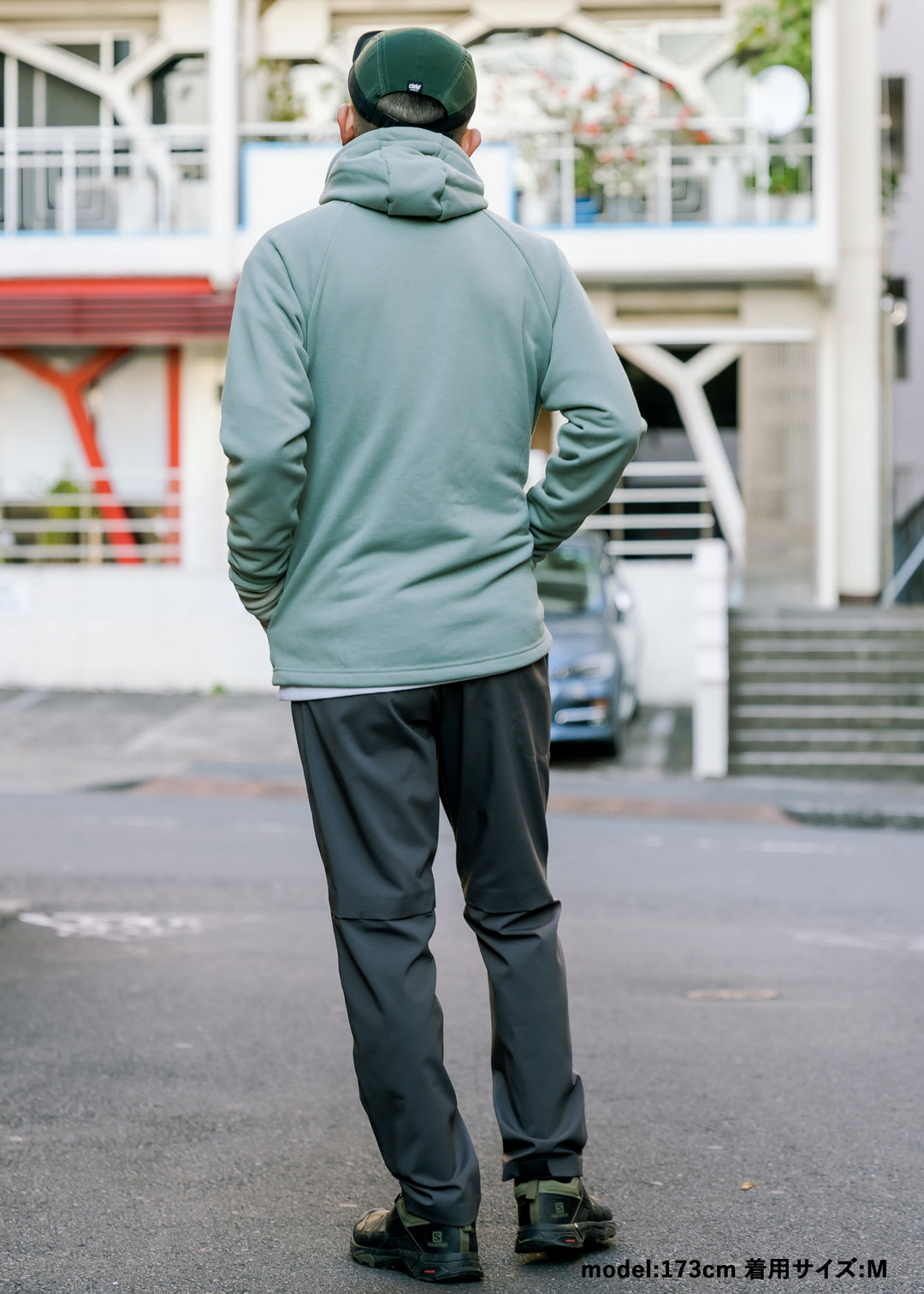 WUNDERWEAR スウェットラグランスリーブフーディー