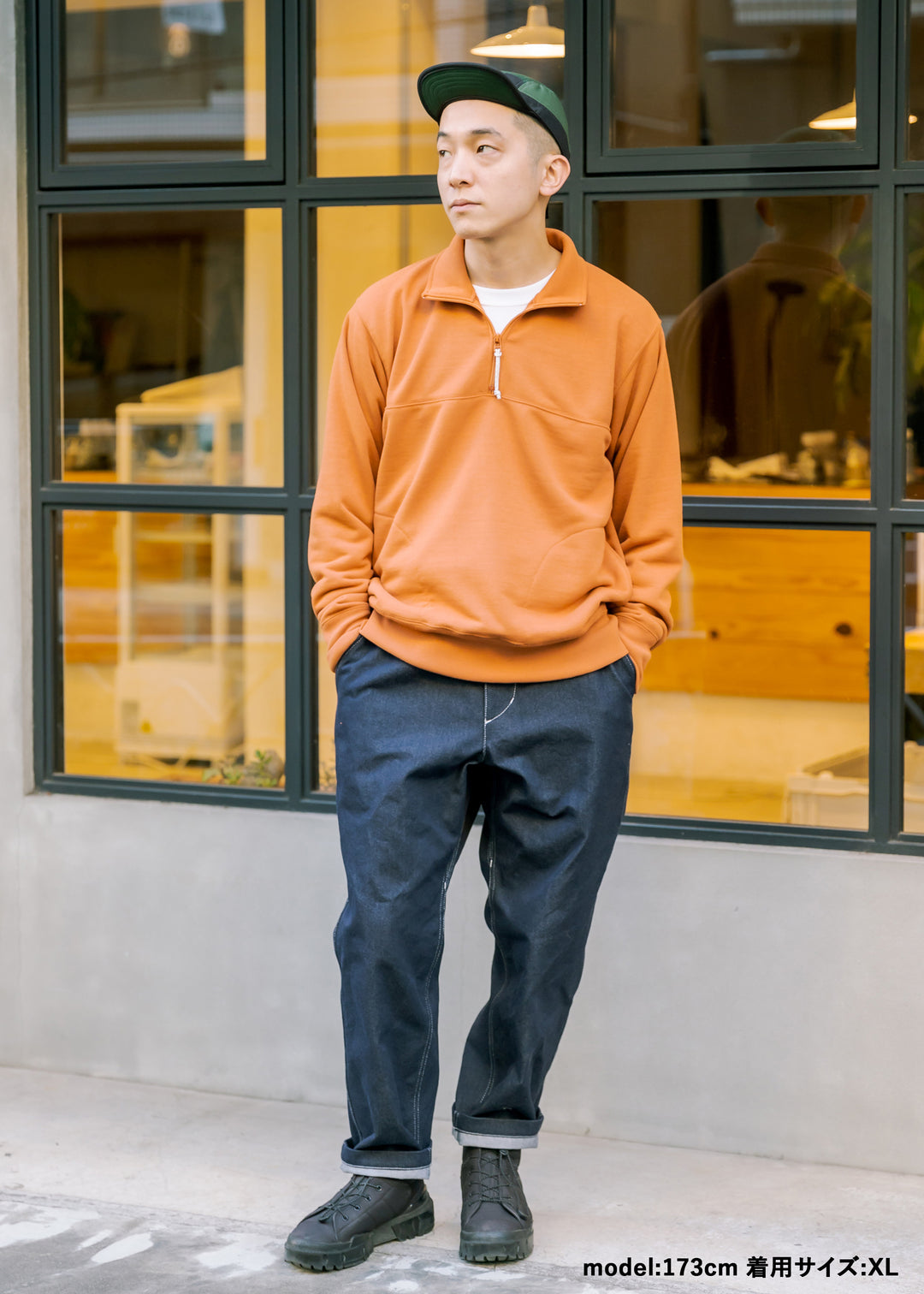 DRYCOTTONY スウェットハーフジッププルオーバー