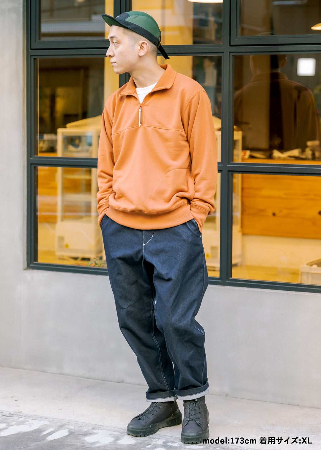 DRYCOTTONY スウェットハーフジッププルオーバー