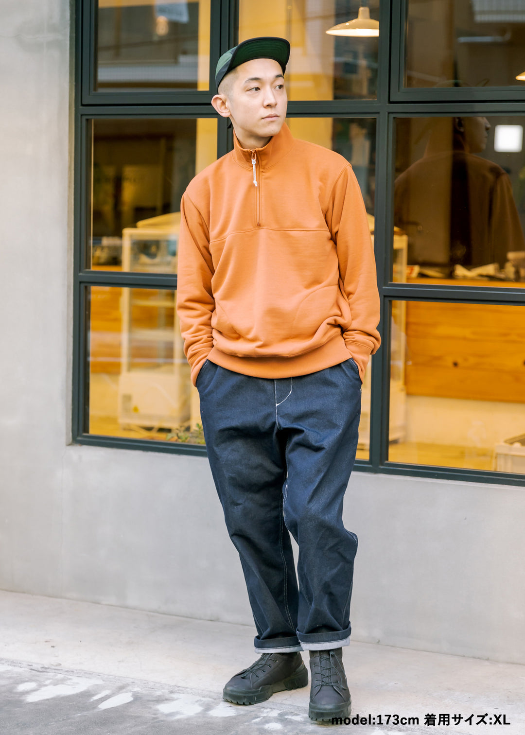 DRYCOTTONY スウェットハーフジッププルオーバー