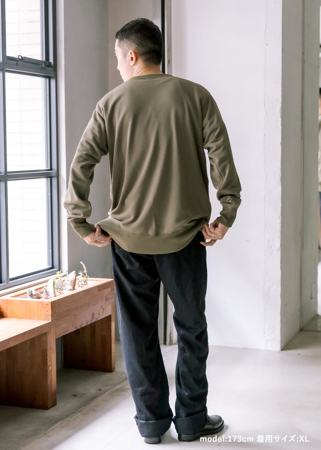 DRYCOTTONY スウェットクルーネック