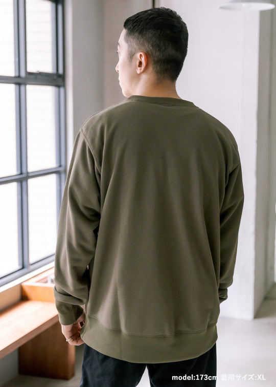 DRYCOTTONY スウェットクルーネック