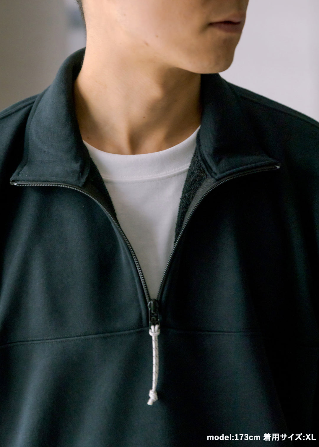 DRYCOTTONY スウェットハーフジッププルオーバー