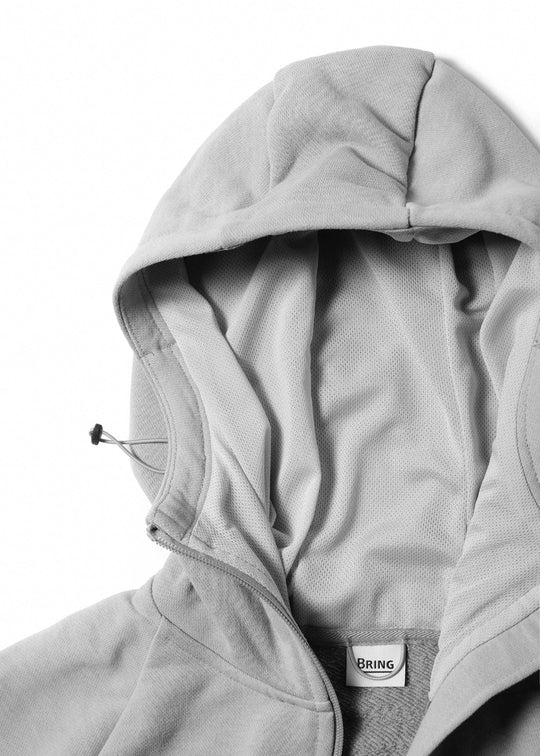 WUNDERWEAR スウェットラグランスリーブフーディー