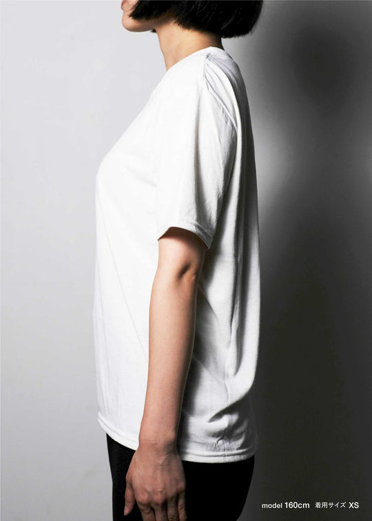 White / model:160cm 着用サイズ:XS *サイズ選びの参考にされてください。